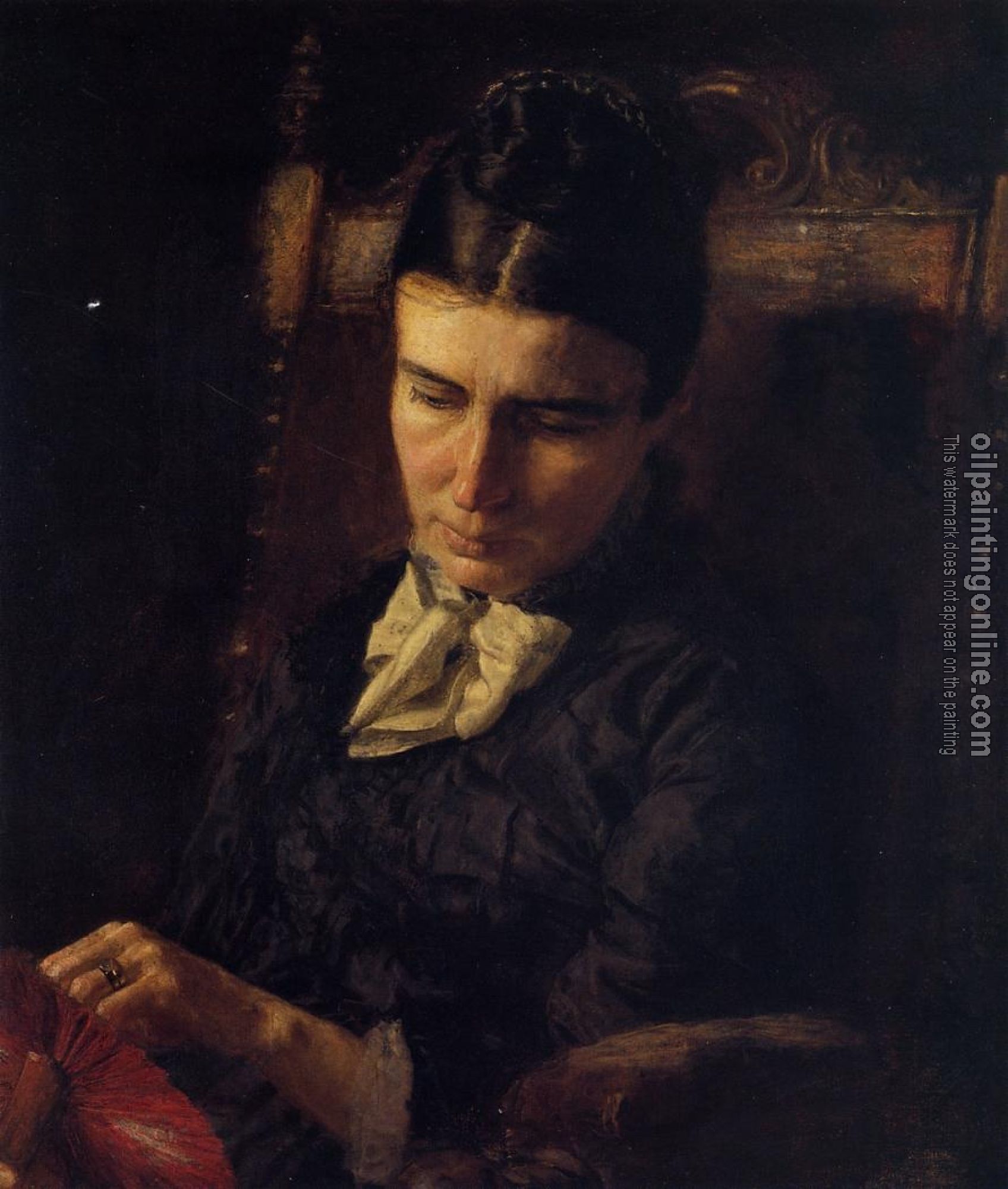 Eakins, Thomas - Portrait of Sarah Ward Brinton